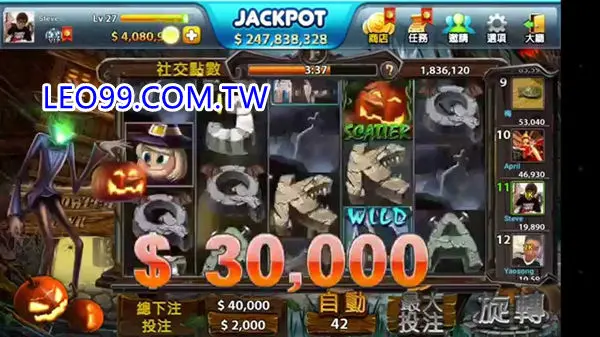 萬聖節老虎機免費遊戲