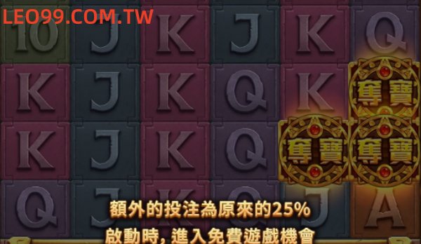 勇闖黃金城老虎機玩法