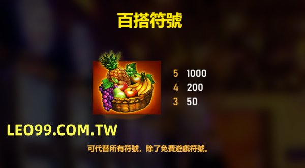 幸運水果老虎機倍數遊戲