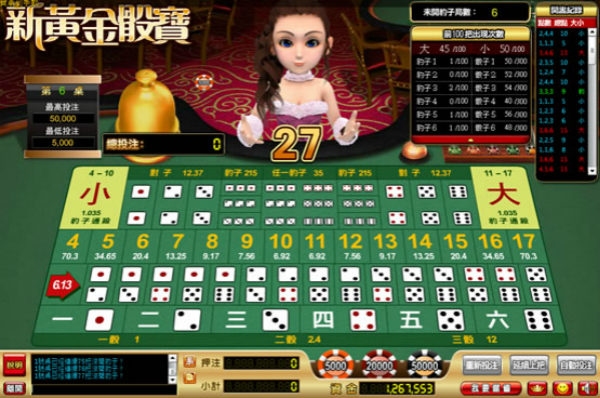骰寶遊戲投注分析