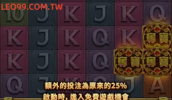 勇闖黃金城老虎機玩法